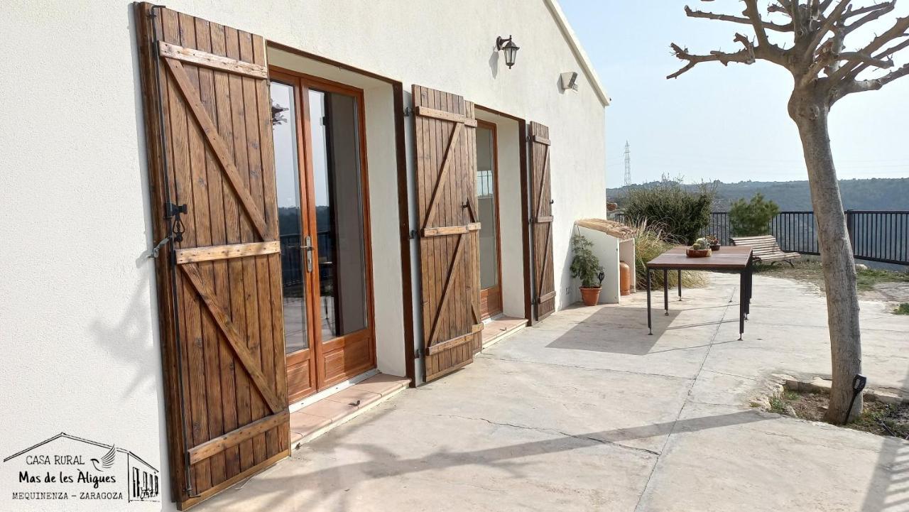 Casa Rural Mas de les Àligues Mequinenza Esterno foto