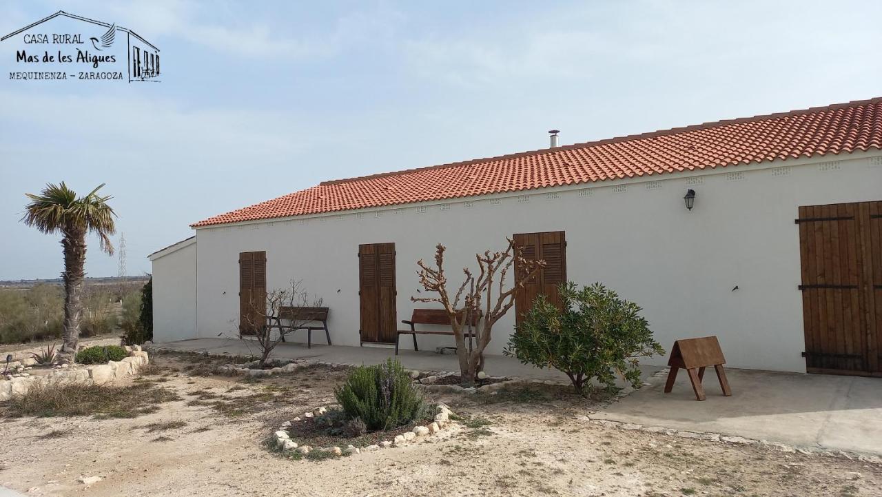 Casa Rural Mas de les Àligues Mequinenza Esterno foto